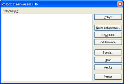 Pocz z serwerem FTP
