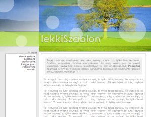 lekkiSzablon - darmowe szablony
